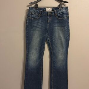 American Rag Cie Juniors 9-R Boot Cut Denim Blue Jeans.